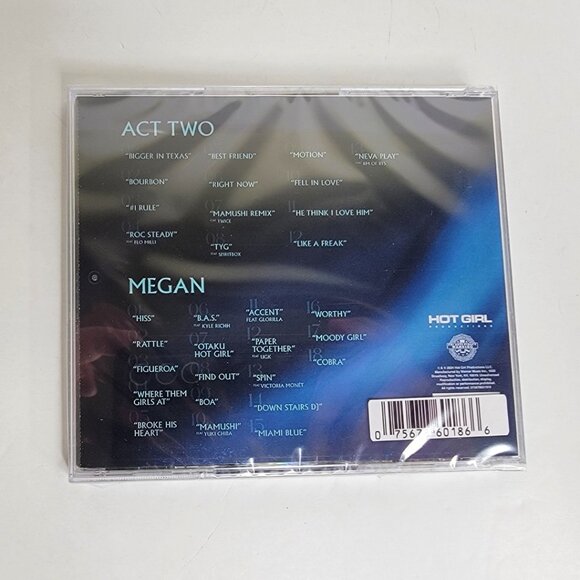 SIGNED Megan Thee Stallion  - MEGAN ACT II  Autographed 2 x CD - NEW SEALED - Picture 3 of 4